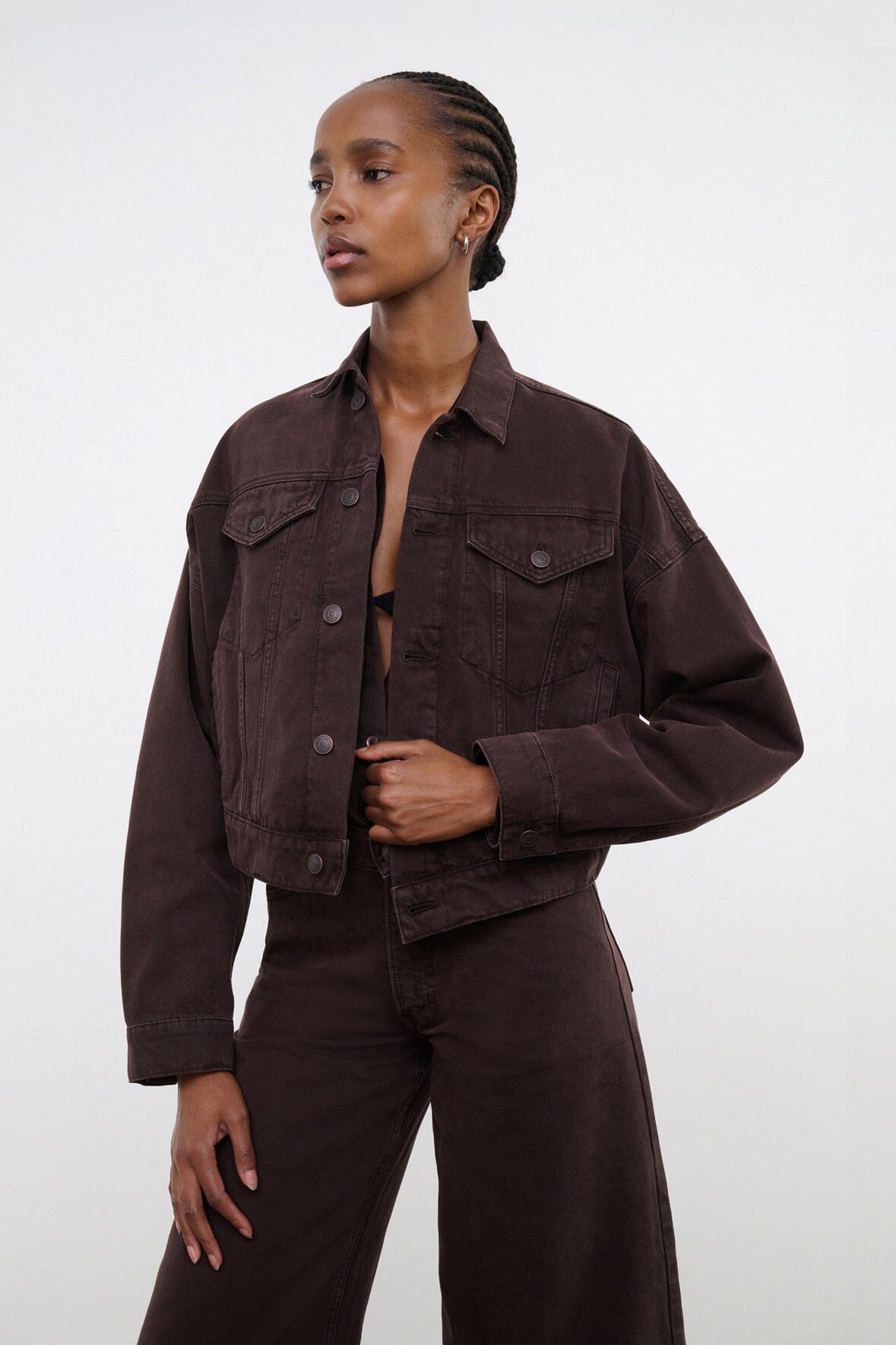 GLEN DENIM JACKET | EARTH - Image 2