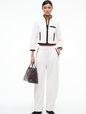 JETER JACKET | IVORY BLACK