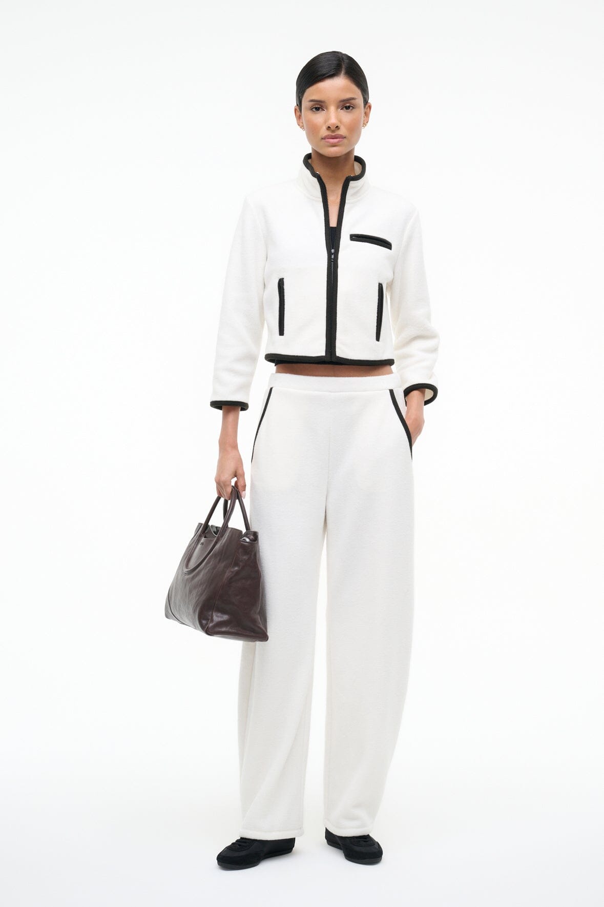 JETER JACKET | IVORY BLACK