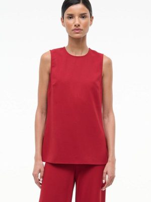 BRONTE TOP | POMEGRANATE