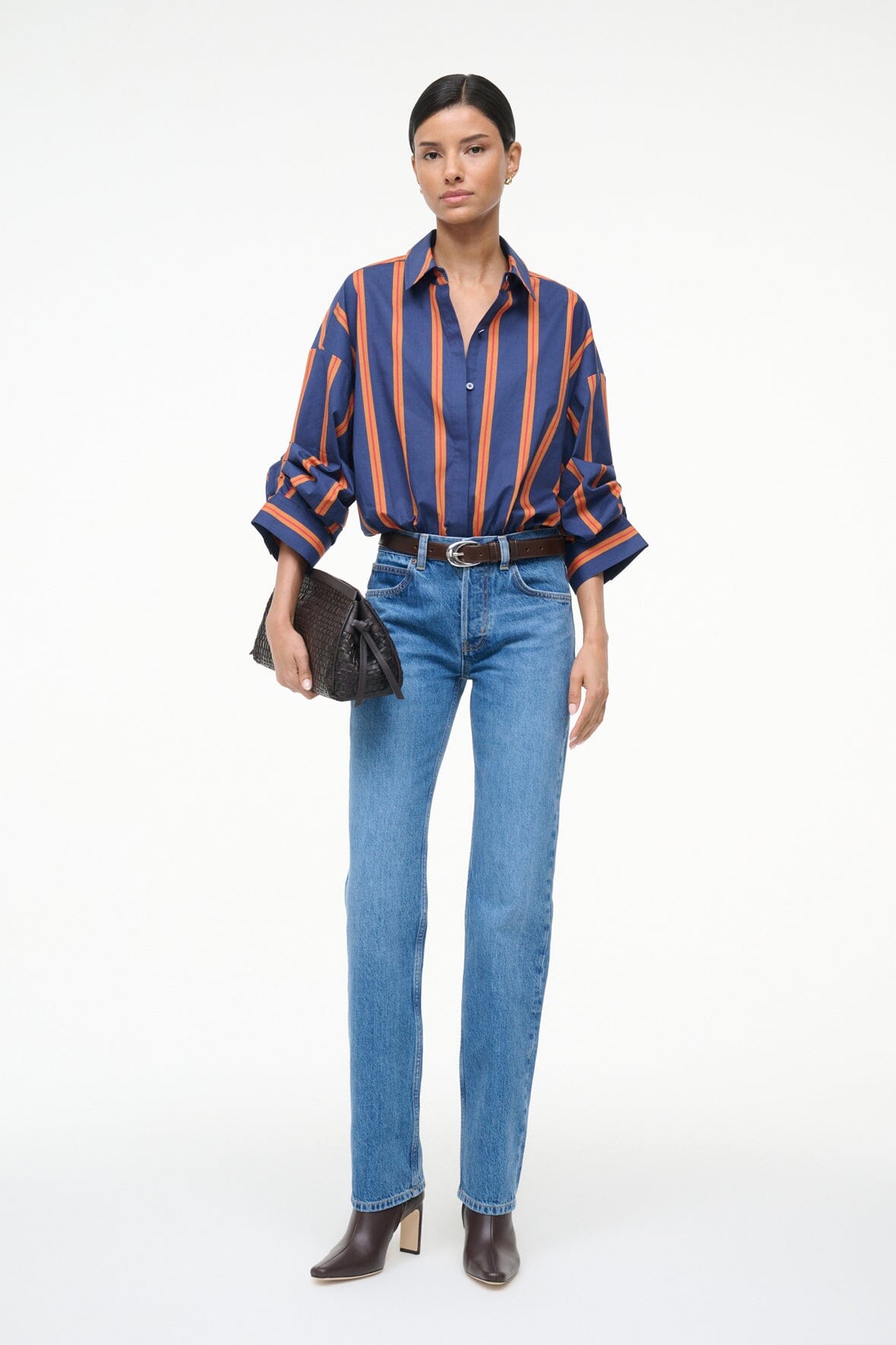 TRAVERSE BODYSUIT | RAILROAD STRIPE - Image 2