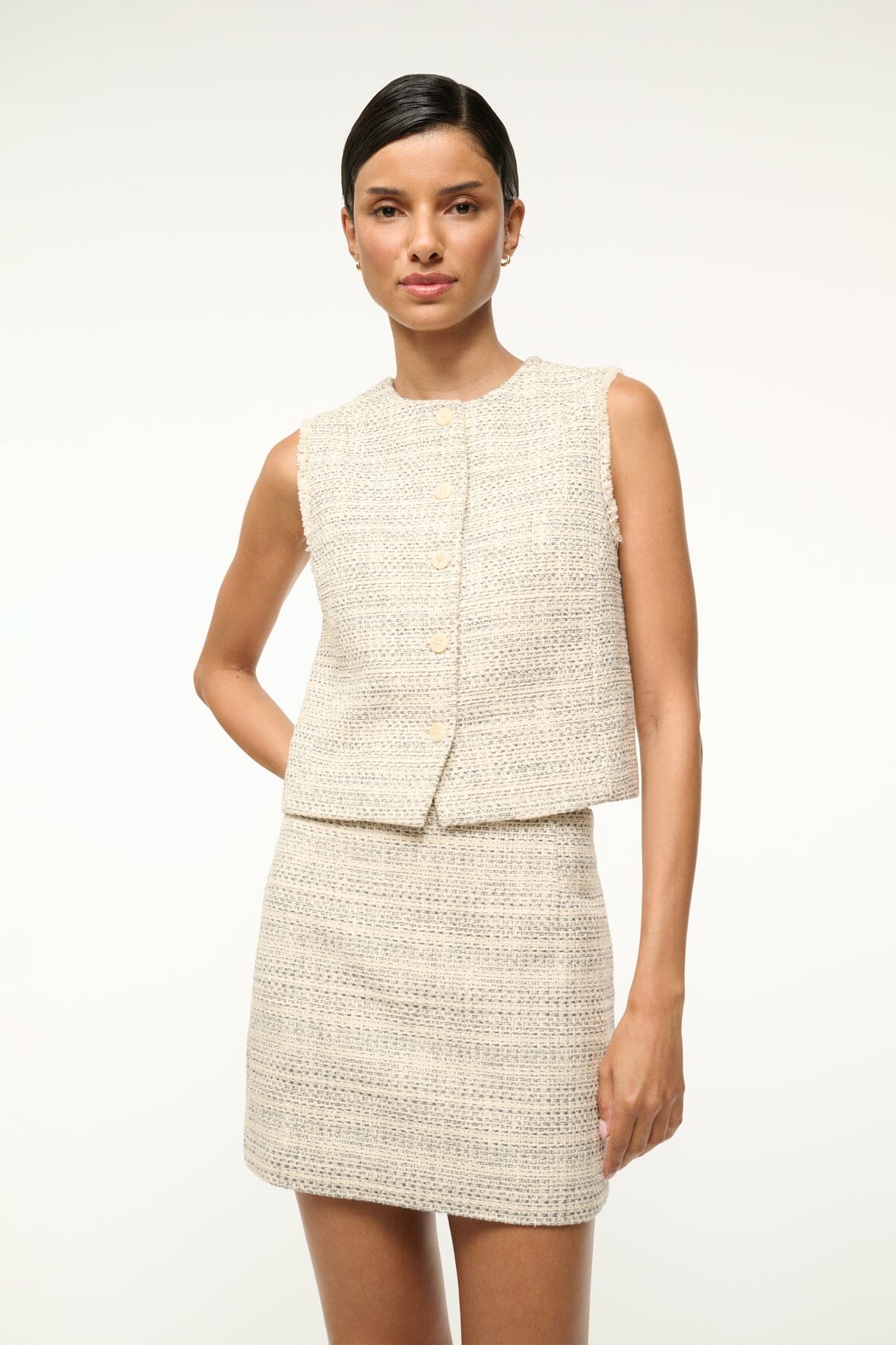 VERONICA VEST | IVORY MULTI - Image 2