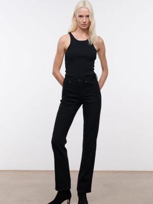 TEDDY STRAIGHT JEAN | BLACK