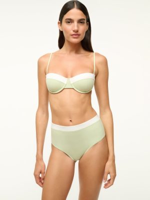JO BALCONETTE BIKINI TOP | PALE JADE WHITE