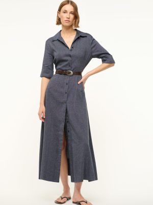 JOAN LINEN DRESS | CHAMBRAY