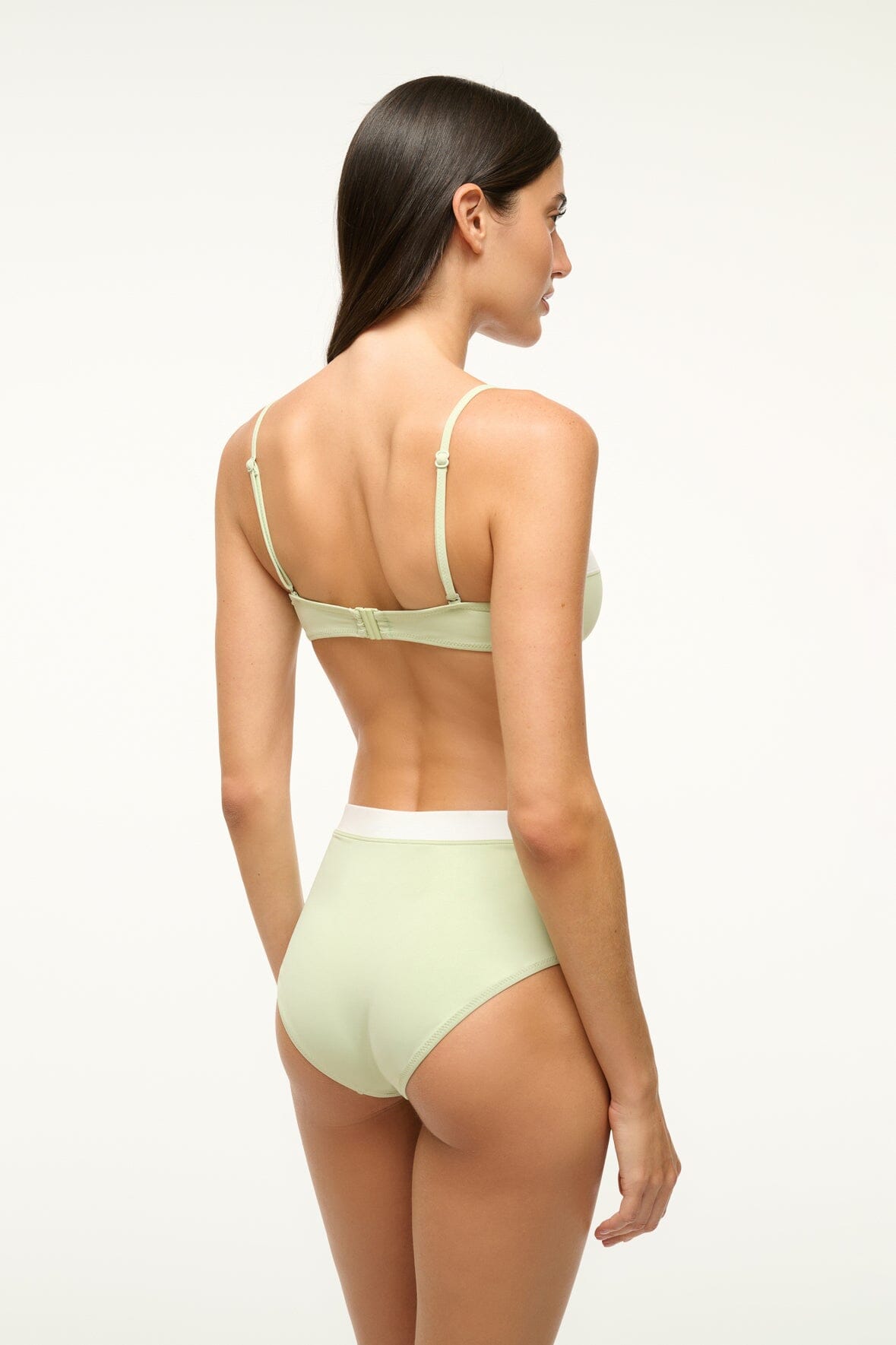 JO BALCONETTE BIKINI TOP | PALE JADE WHITE - Image 2