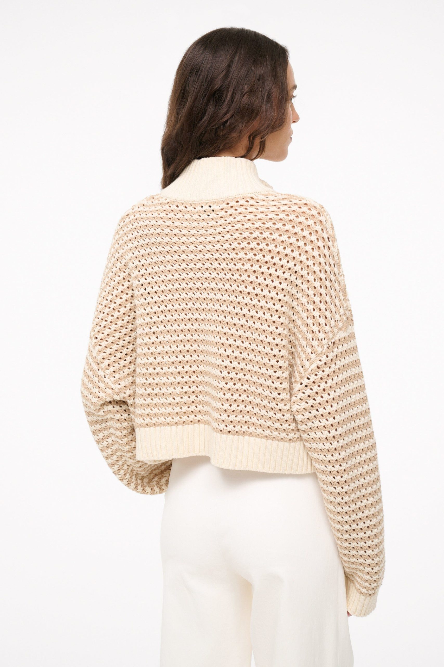 CROPPED HAMPTON SWEATER | BREEZE CREME - Image 5