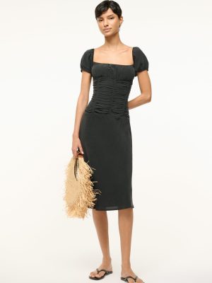 ELBA SILK DRESS | BLACK