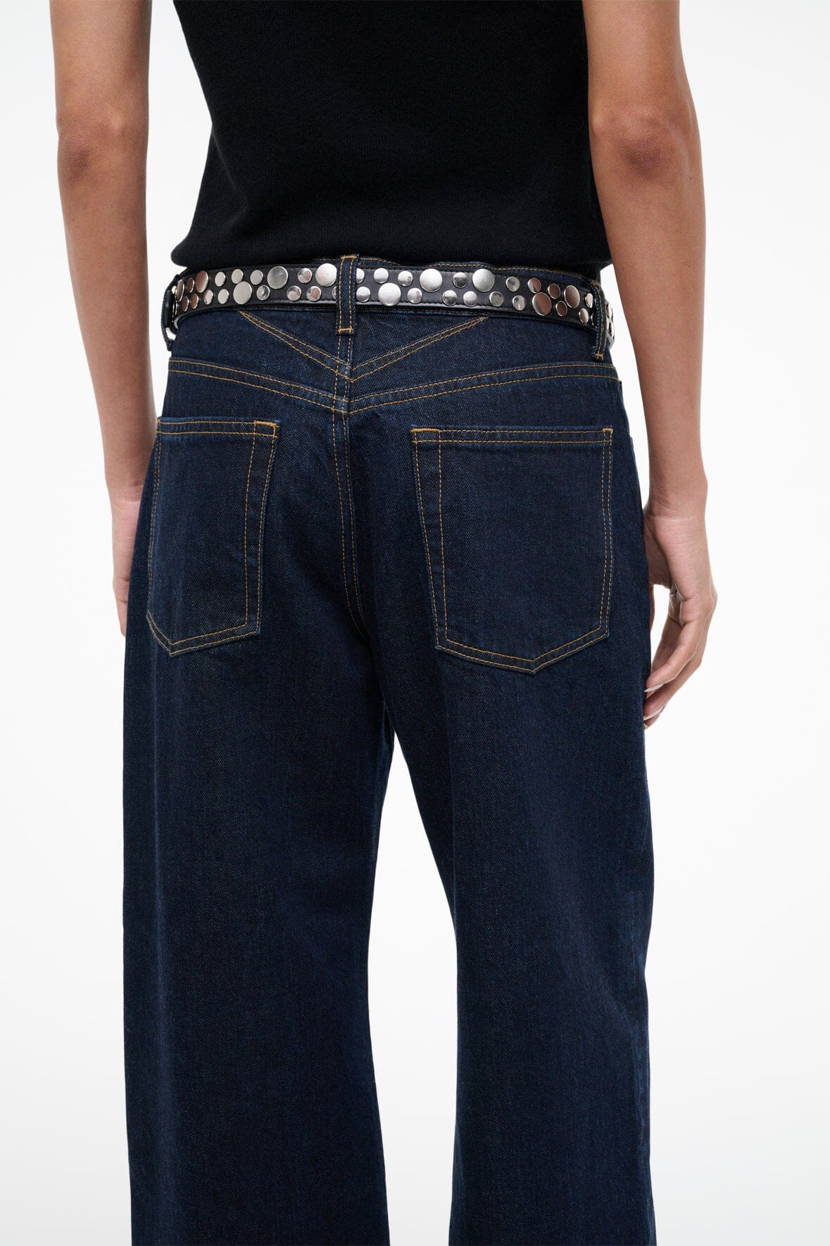 MOON BUCKLE BELT | RIVETS - Image 6