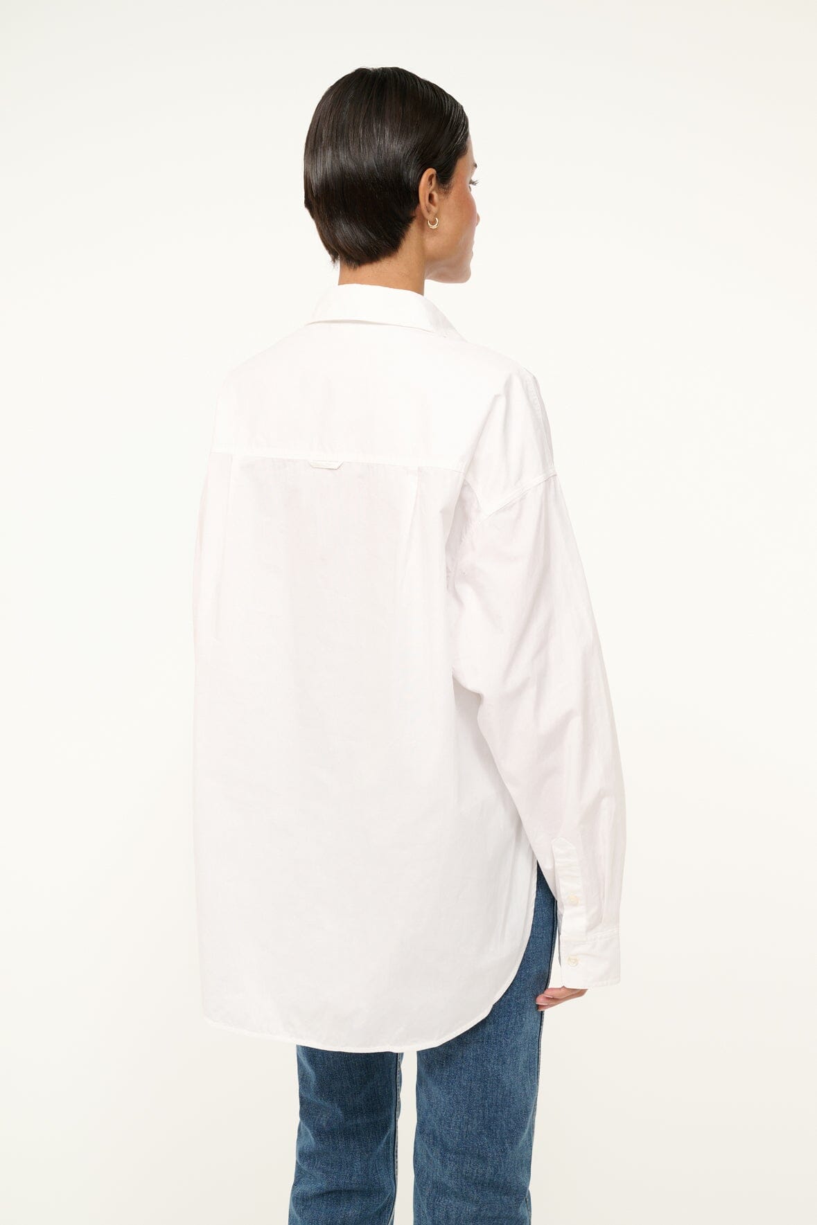 CUSTOM STAUD x C.BONZ CLASSIC OVERSIZED SHIRT | WHITE - Image 3