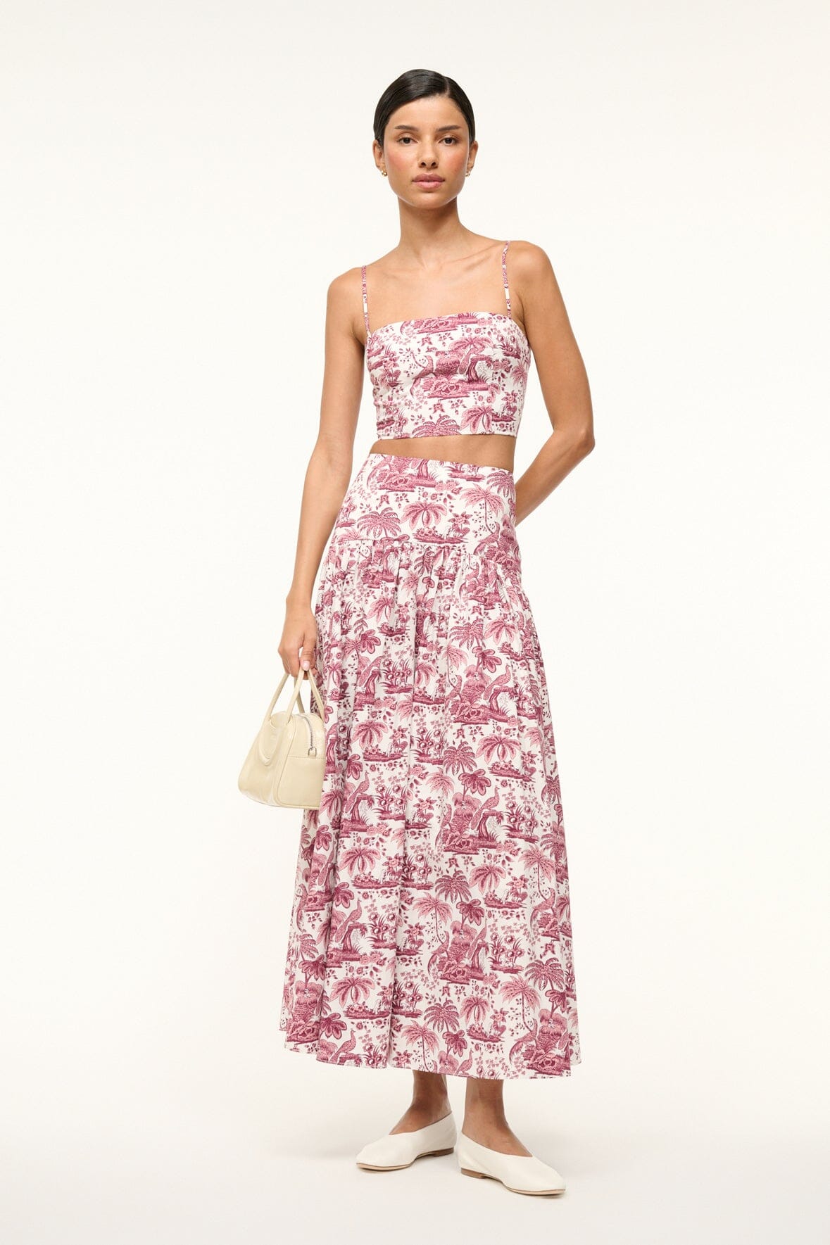 PROCIDA SKIRT | BORDEAUX TOILE - Image 6