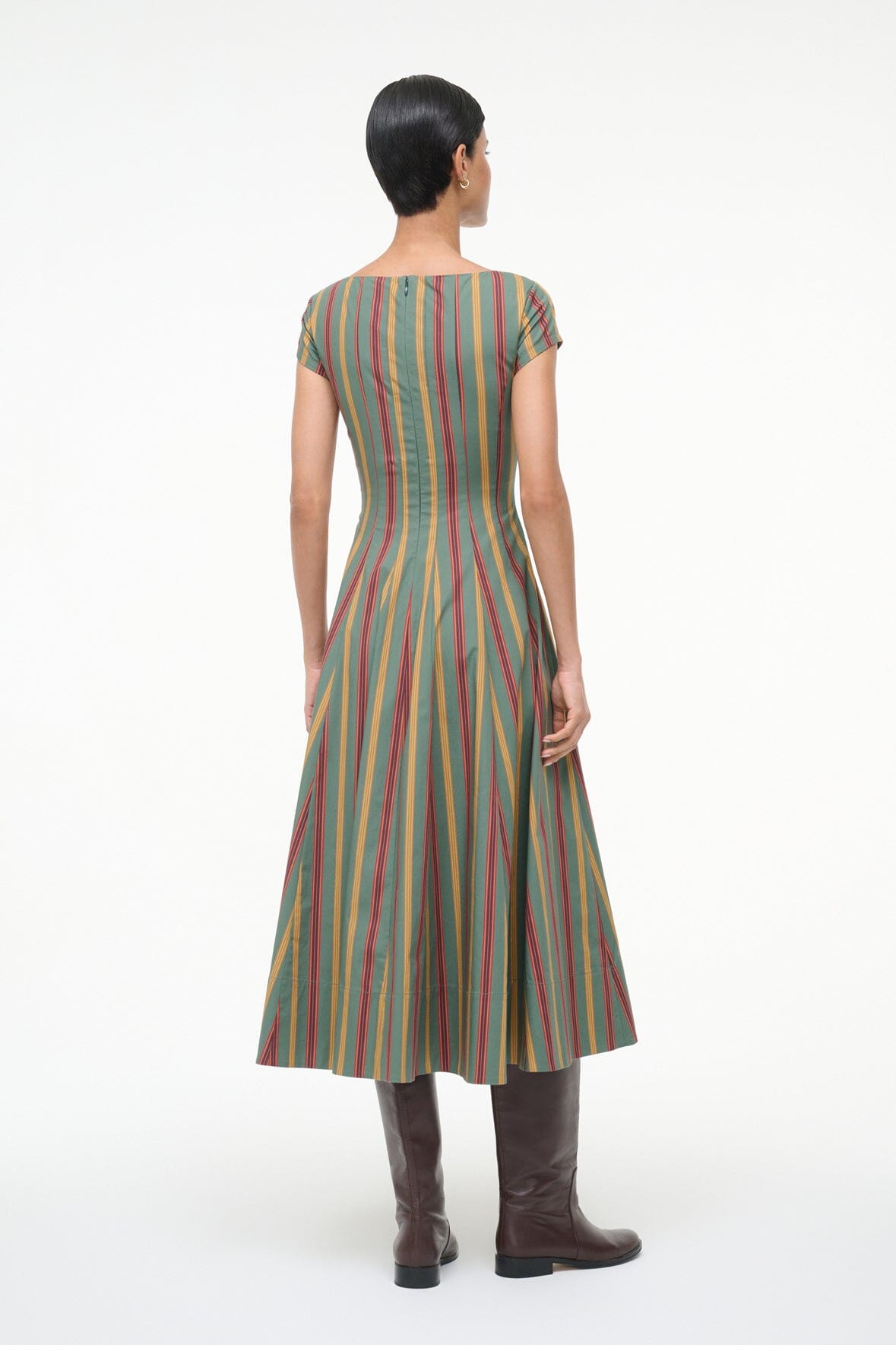 SHORT SLEEVE WELLS DRESS | TRAILBLAZER STRIPE - Image 4