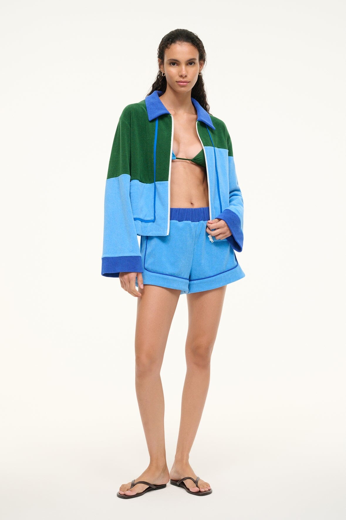 CARLI JACKET | DEEP SEA JUNGLE SKY - Image 3