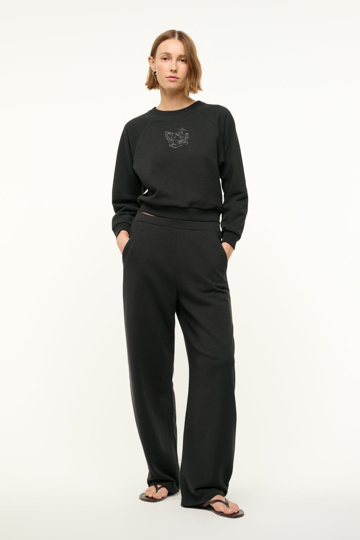 CUSTOM STAUD x C.BONZ ENDURANCE SWEATSHIRT | BLACK - Image 2