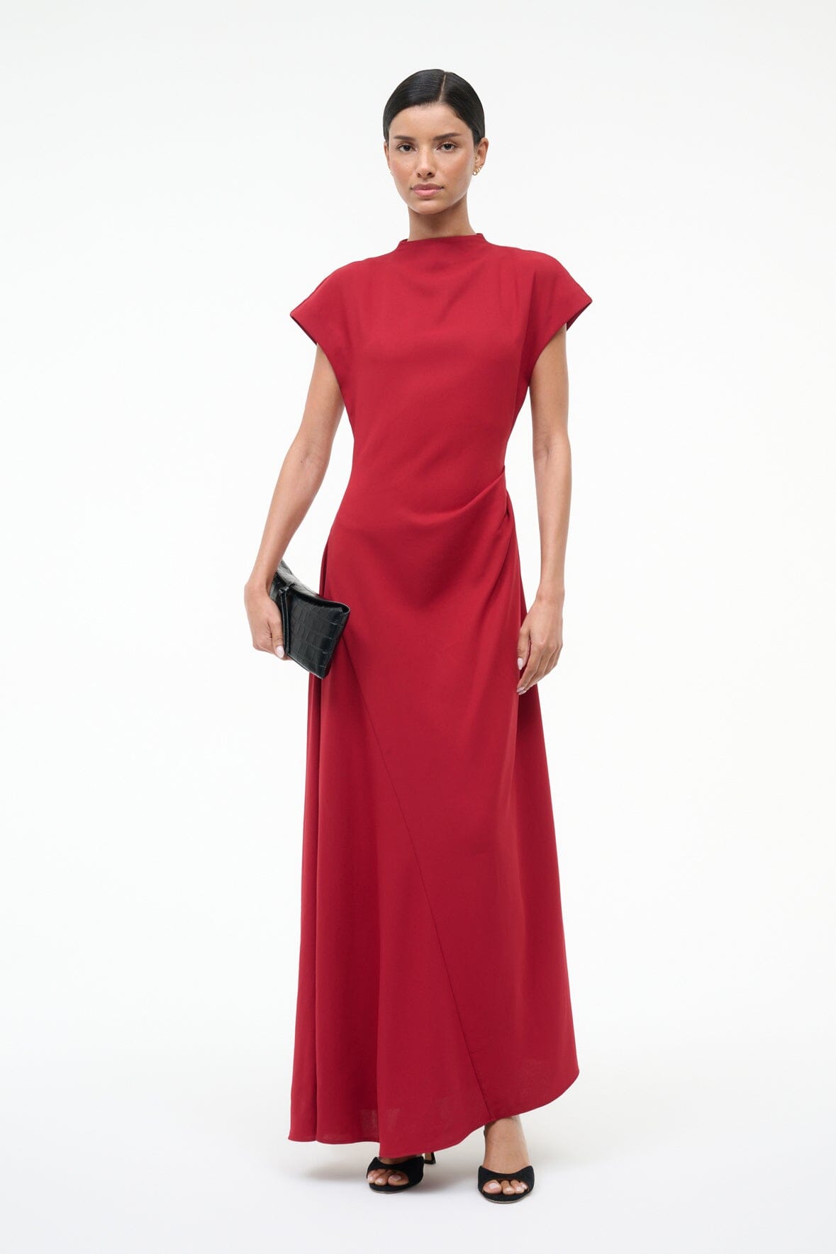 ZAYA DRESS | POMEGRANATE