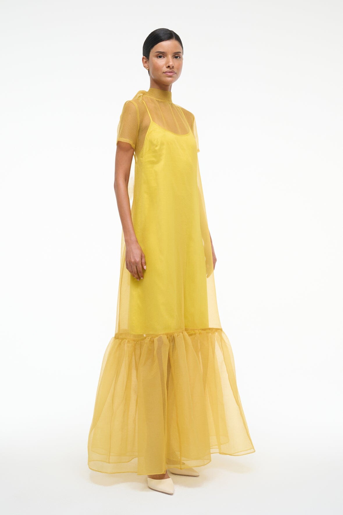 CALLUNA DRESS | CHARTREUSE - Image 3