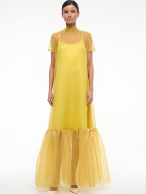 CALLUNA DRESS | CHARTREUSE