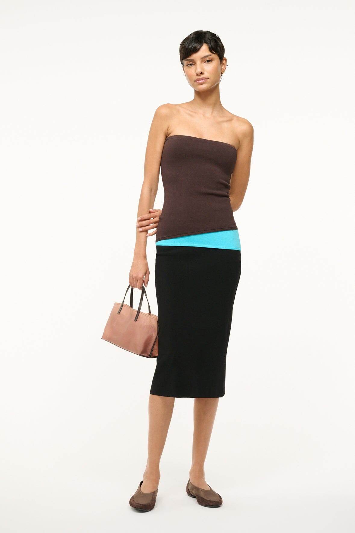 LA SERENA DRESS | EARTH AQUA BLACK - Image 3