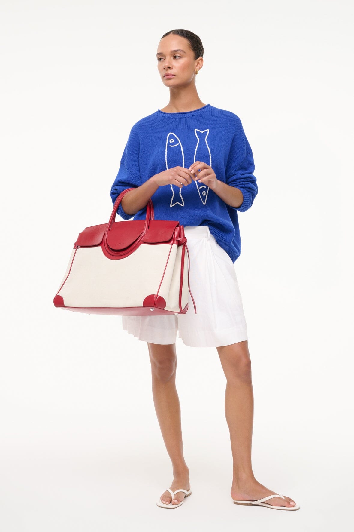 LARGE MAUDE CARRYALL | NATURAL ROUGE - Image 2