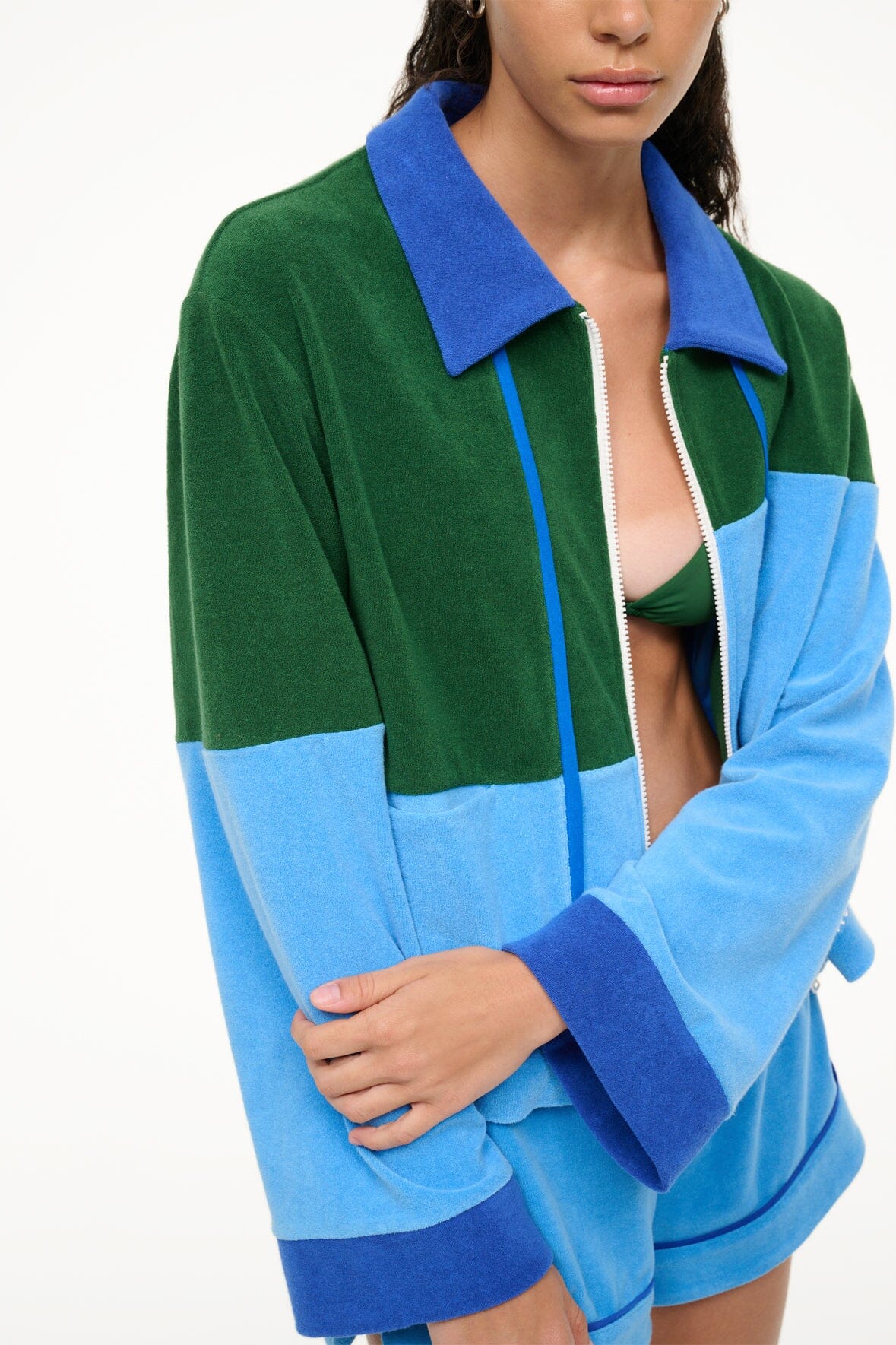 CARLI JACKET | DEEP SEA JUNGLE SKY - Image 7
