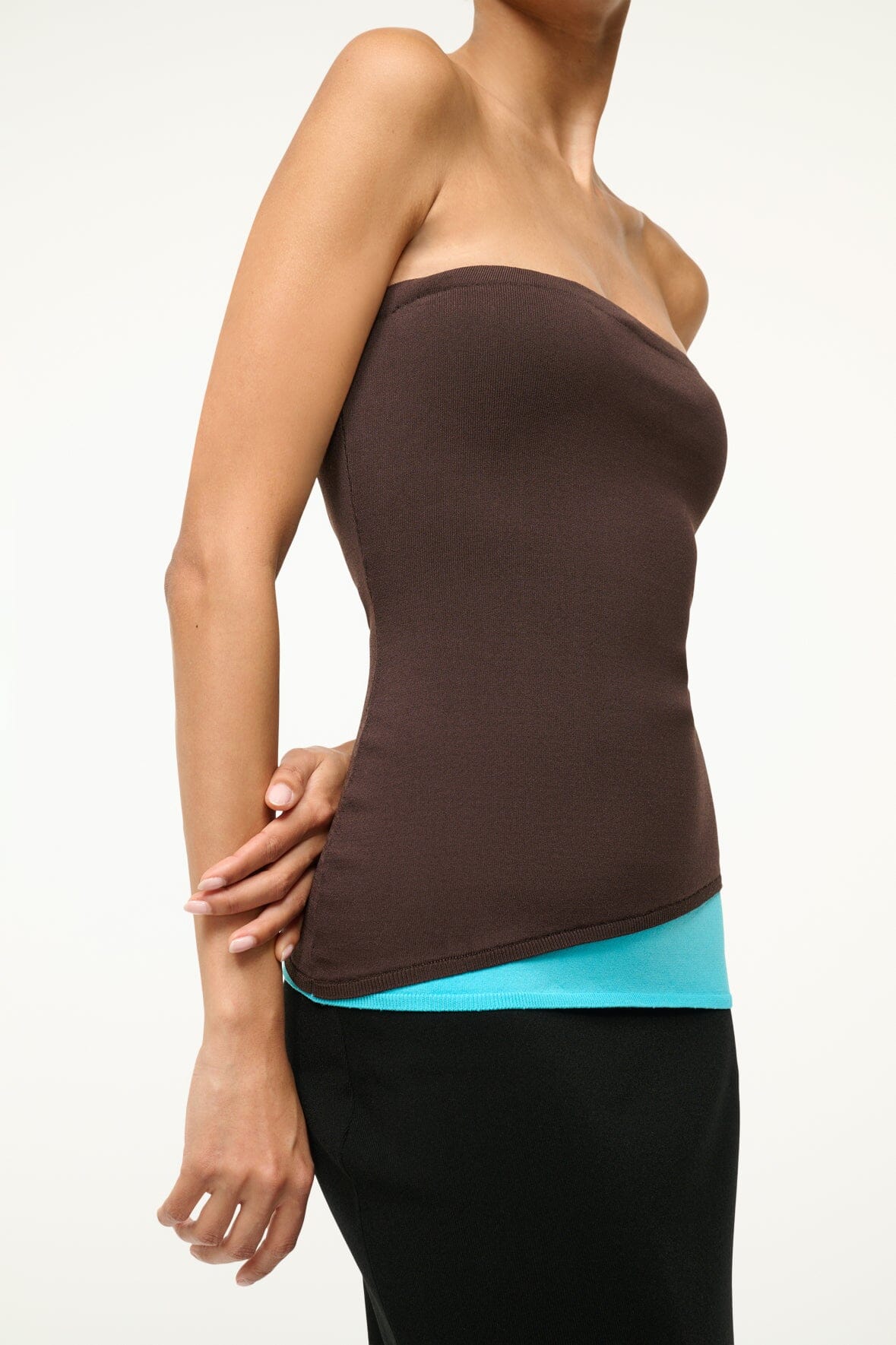 LA SERENA DRESS | EARTH AQUA BLACK - Image 4