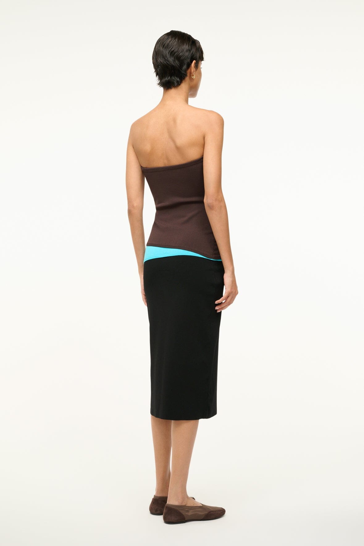 LA SERENA DRESS | EARTH AQUA BLACK - Image 5