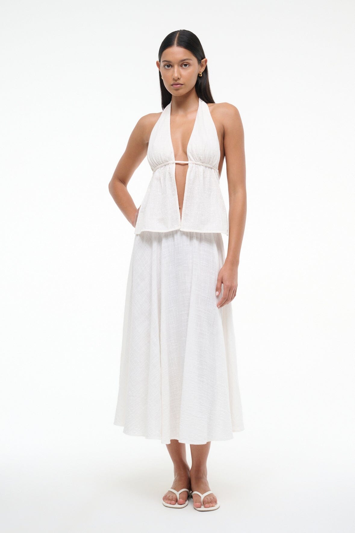 FLORES COVERUP TOP | BUTTERCREAM - Image 4