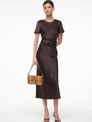 MARCEL SILK DRESS | EARTH