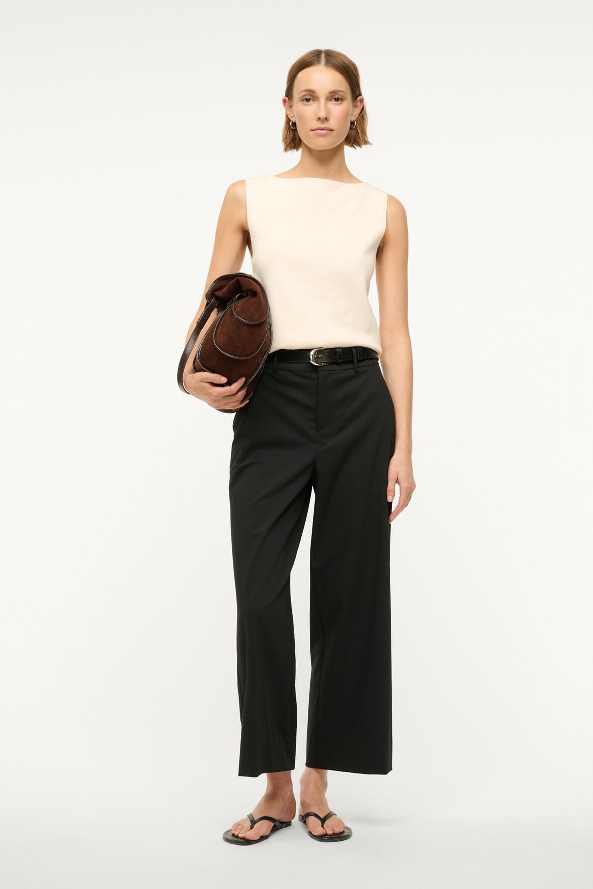 CROPPED PRINCE PANT | BLACK - Image 6