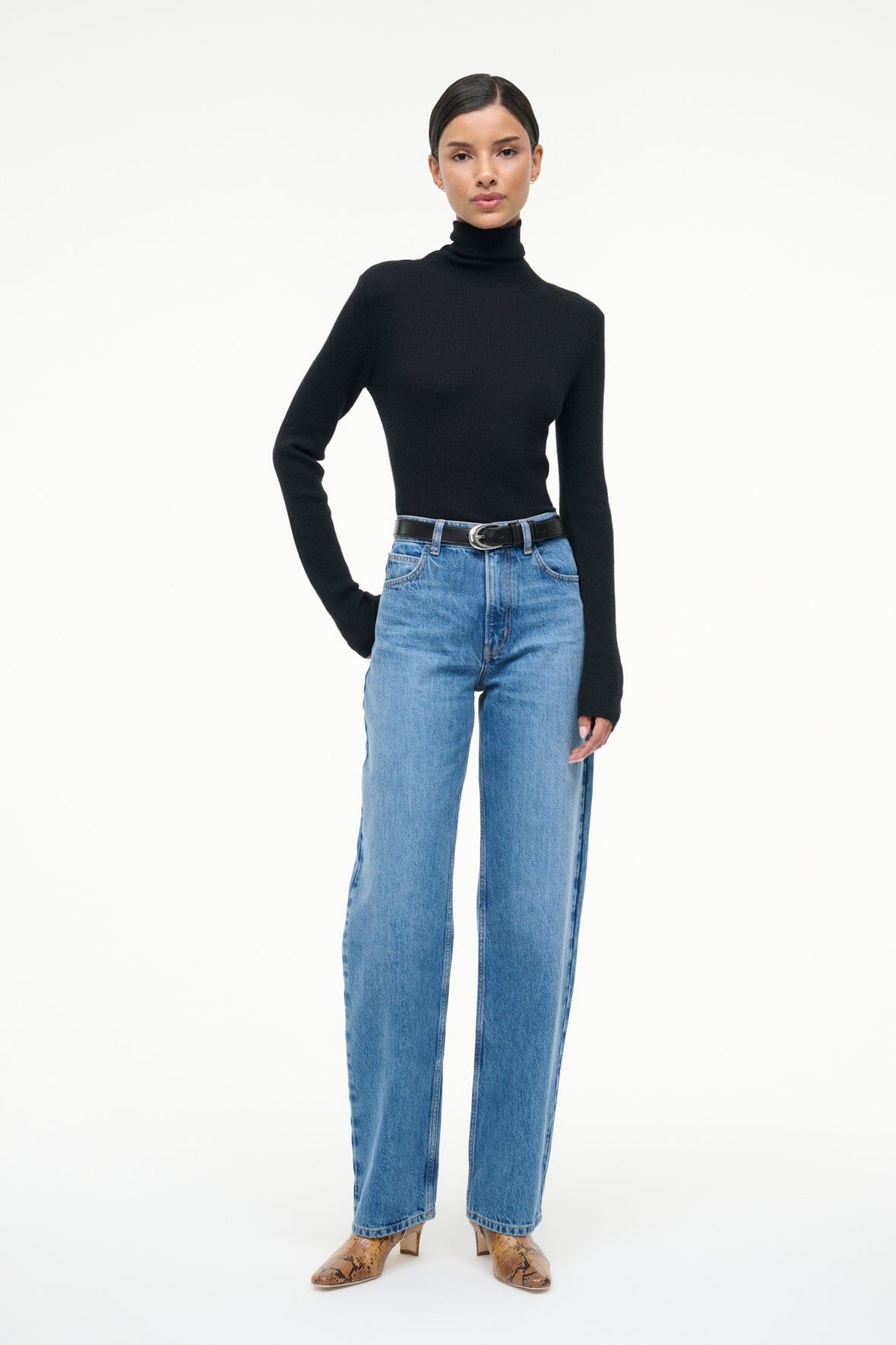 TONI SUPERFINE CASHMERE SWEATER | BLACK - Image 4