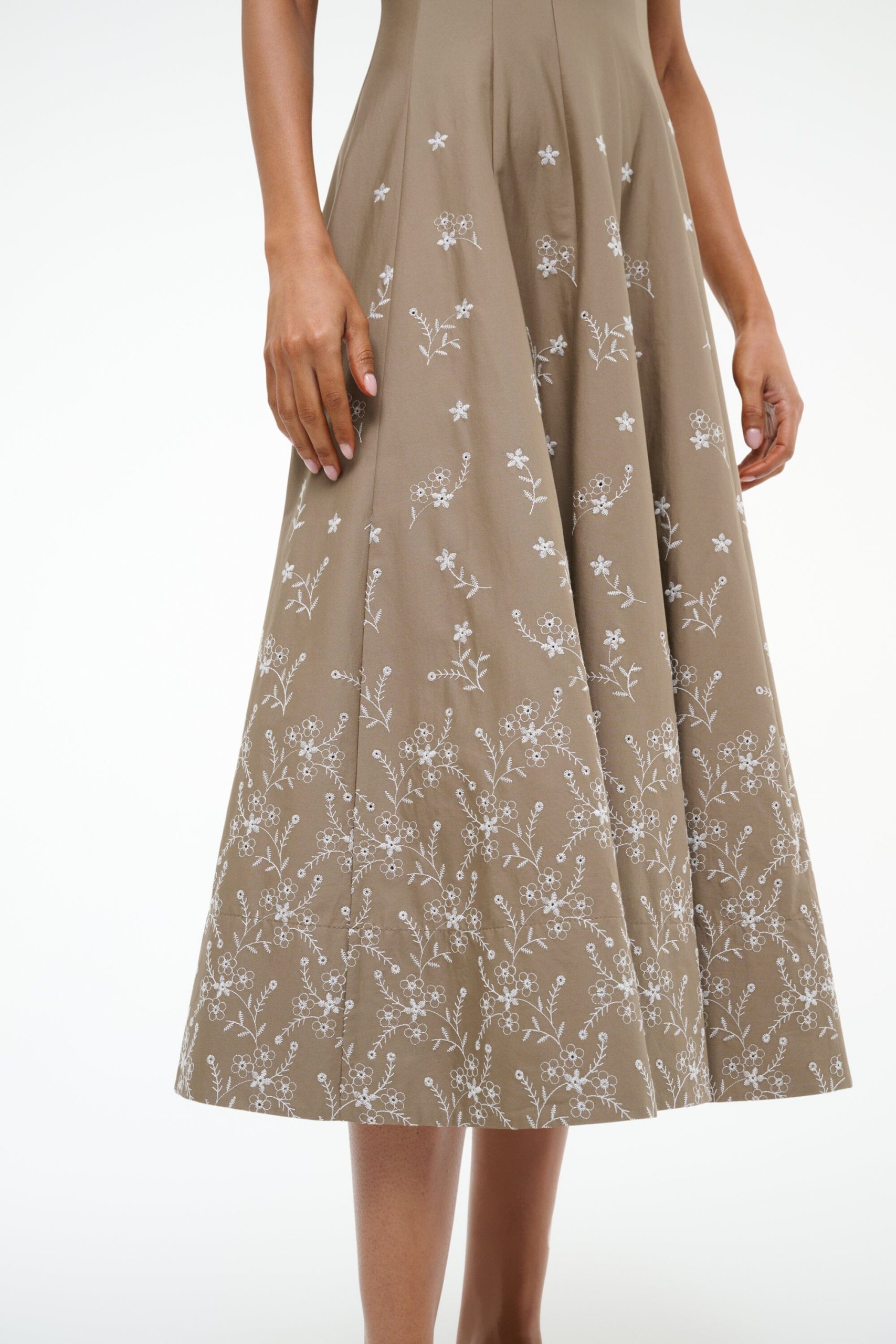 WELLS DRESS | TAUPE EMBROIDERY - Image 6