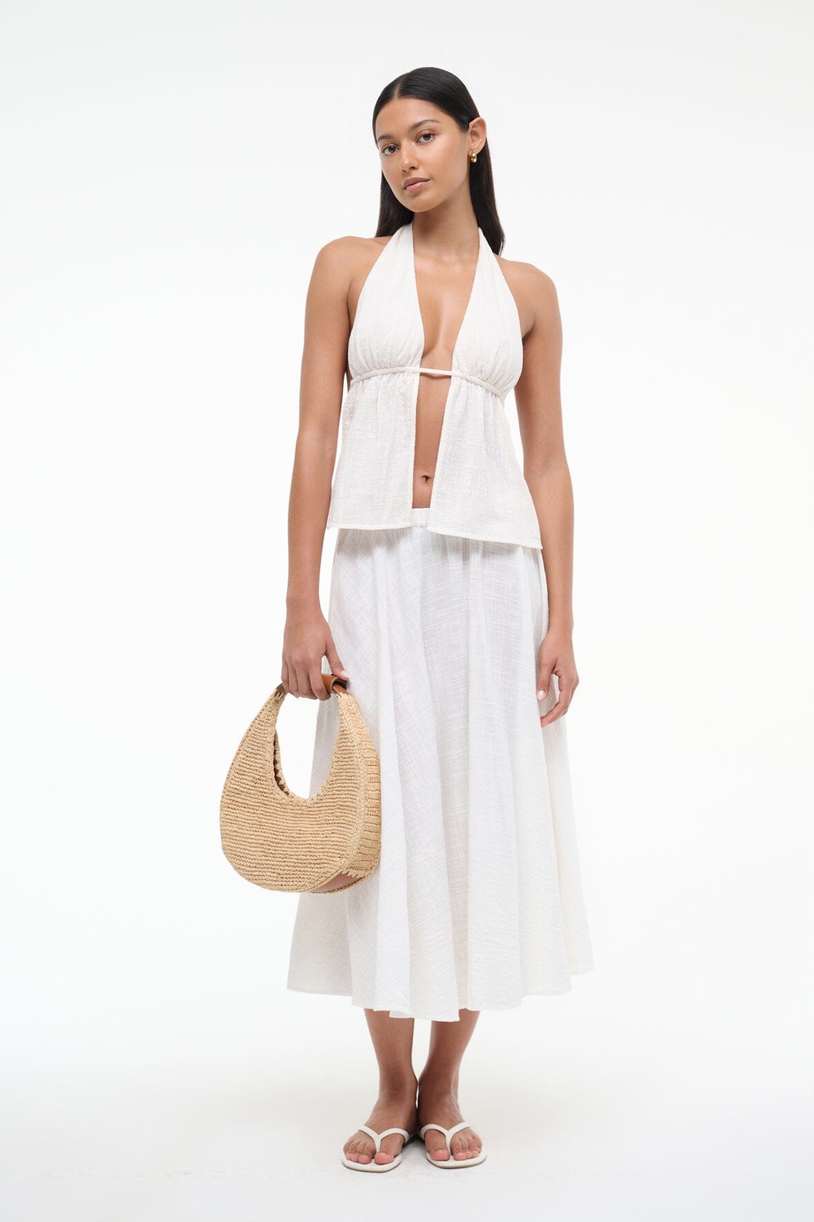 FLORES COVERUP TOP | BUTTERCREAM - Image 2