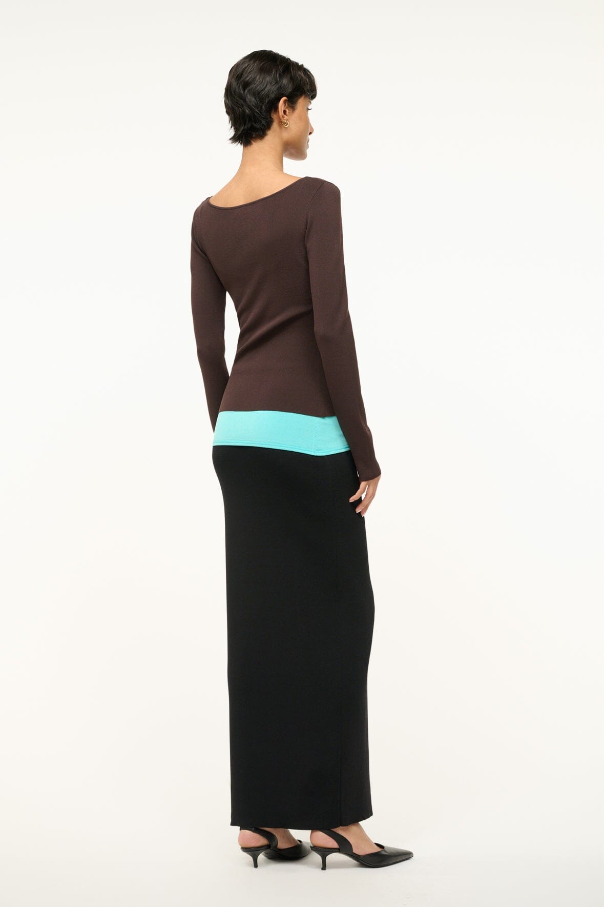CARILO DRESS | EARTH AQUA BLACK - Image 5