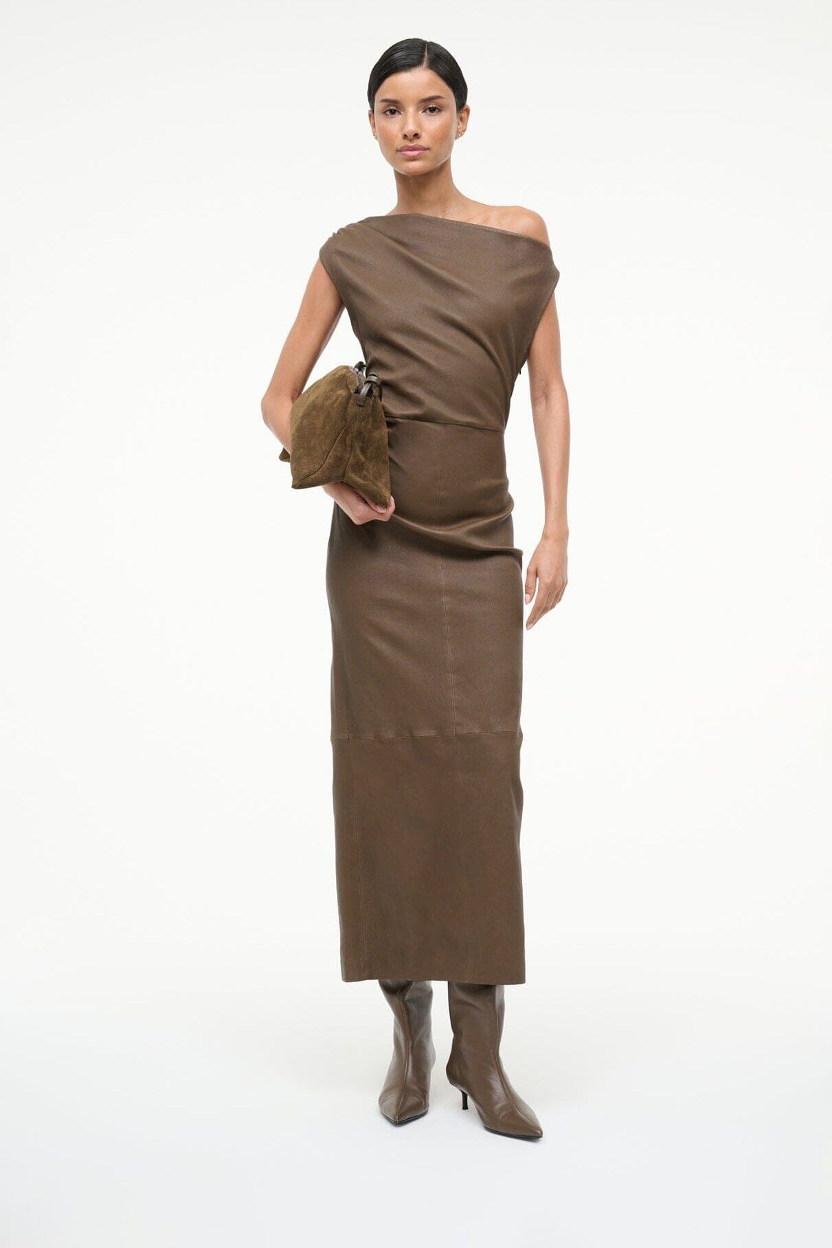 SEBASTIAN KITTEN HEEL BOOT | TRUFFLE - Image 2