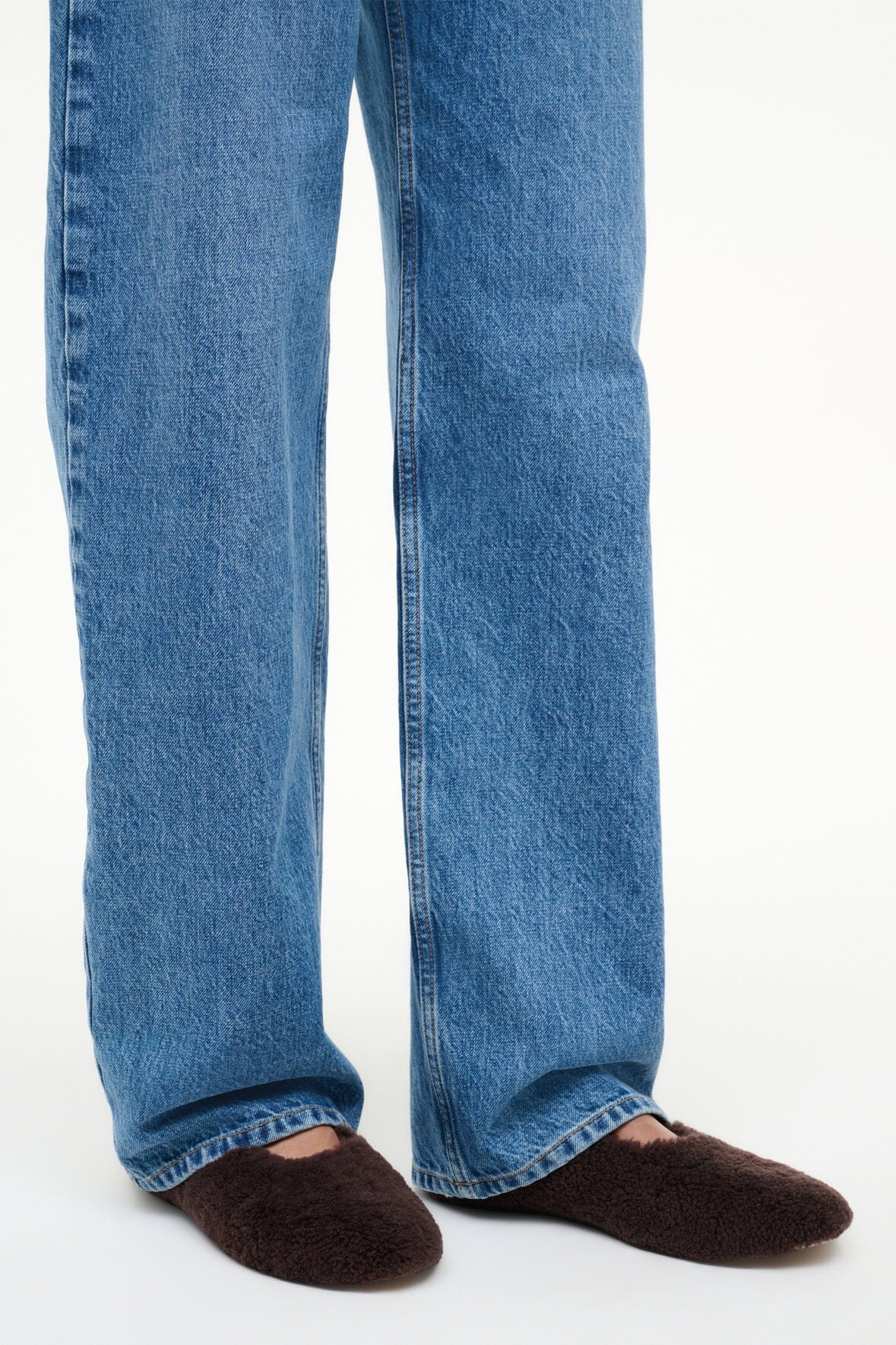 ALBA BALLET FLAT | ESPRESSO SHEARLING - Image 4