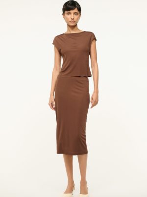 CHANA SKIRT | DARK OAK