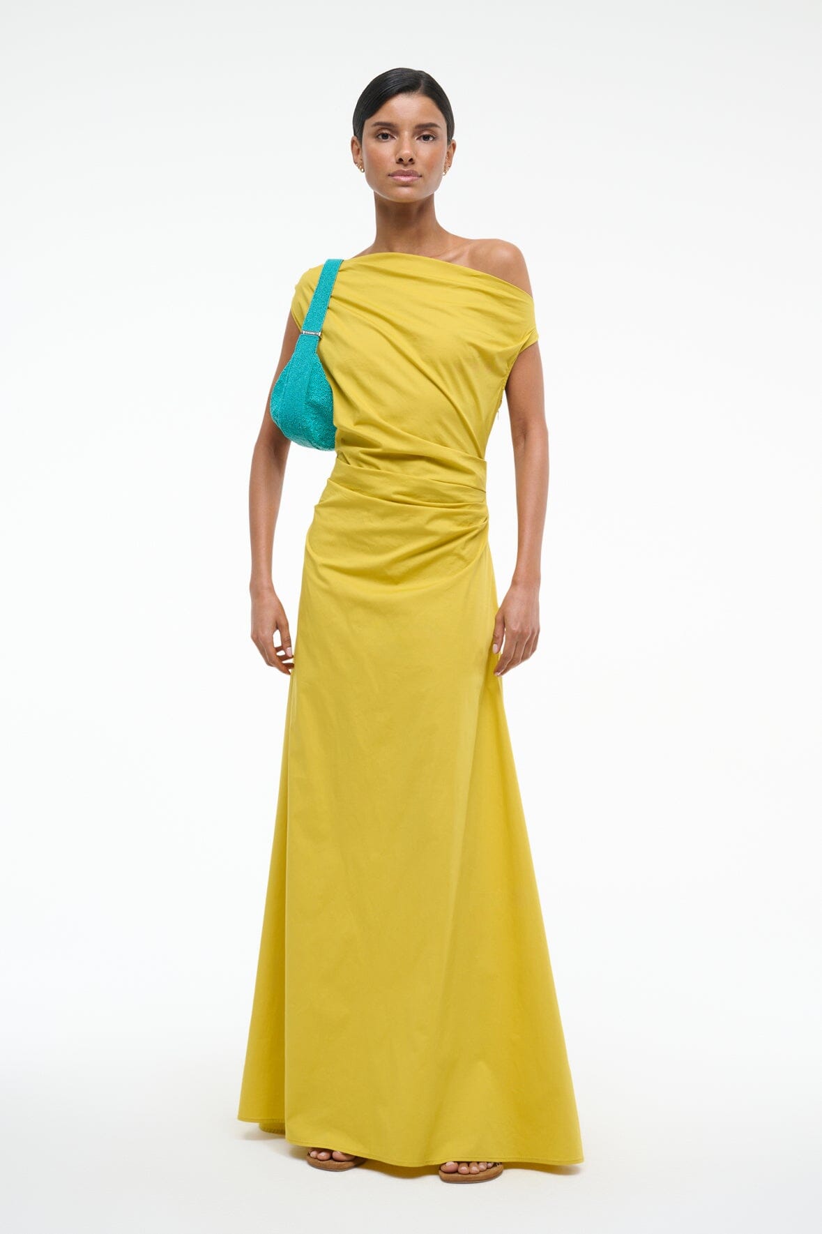 MAXI PHARE DRESS | CHARTREUSE
