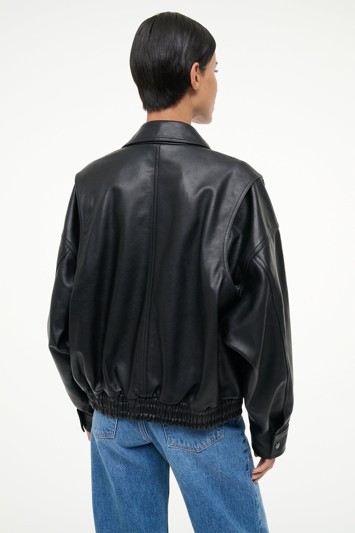 EUGENE LEATHER JACKET | BLACK - Image 4