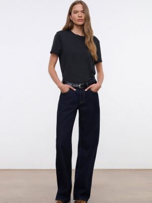 CREW NECK T SHIRT | BLACK