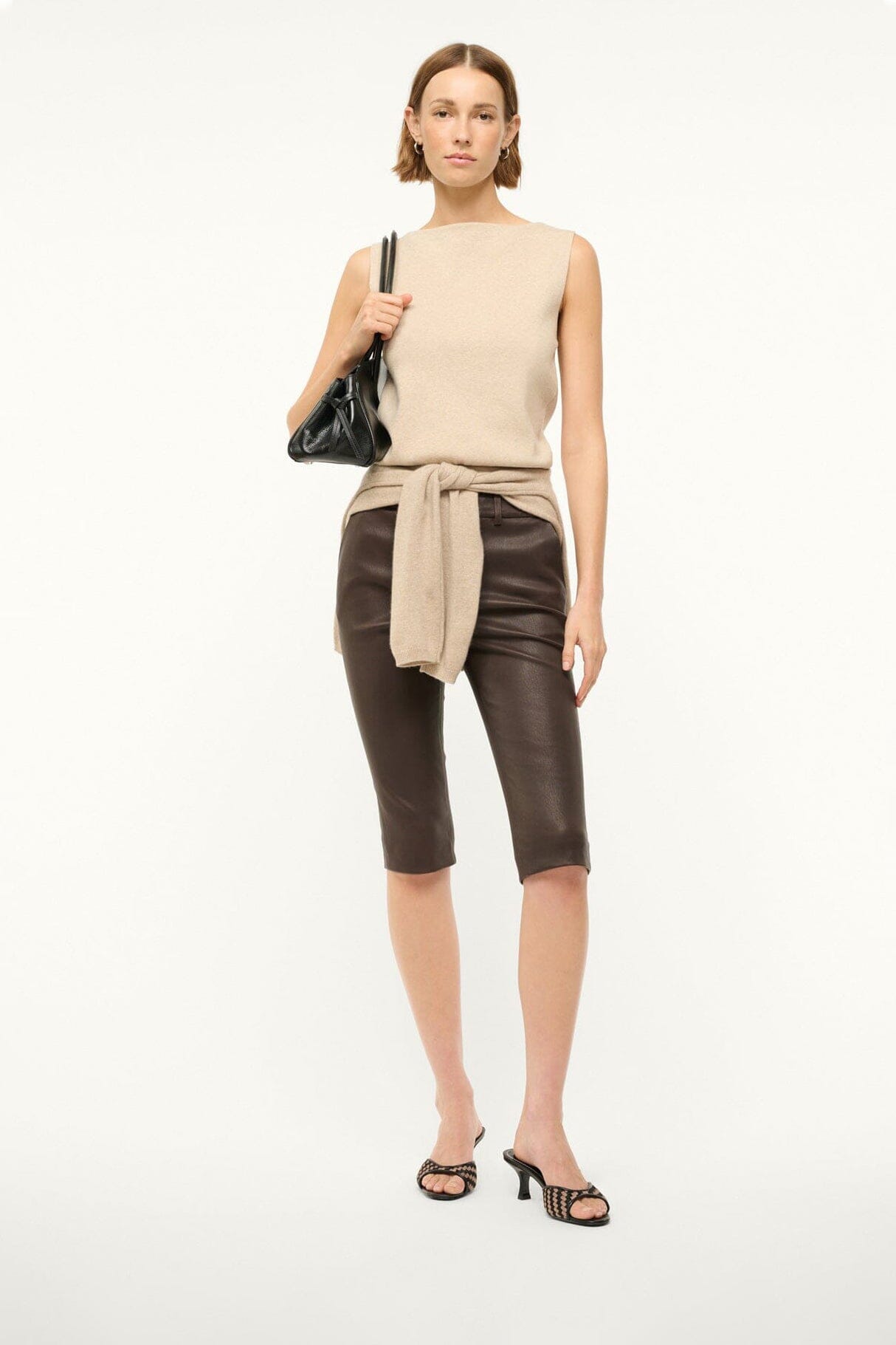 BRIGITTE MULE | BLACK WOVEN - Image 2