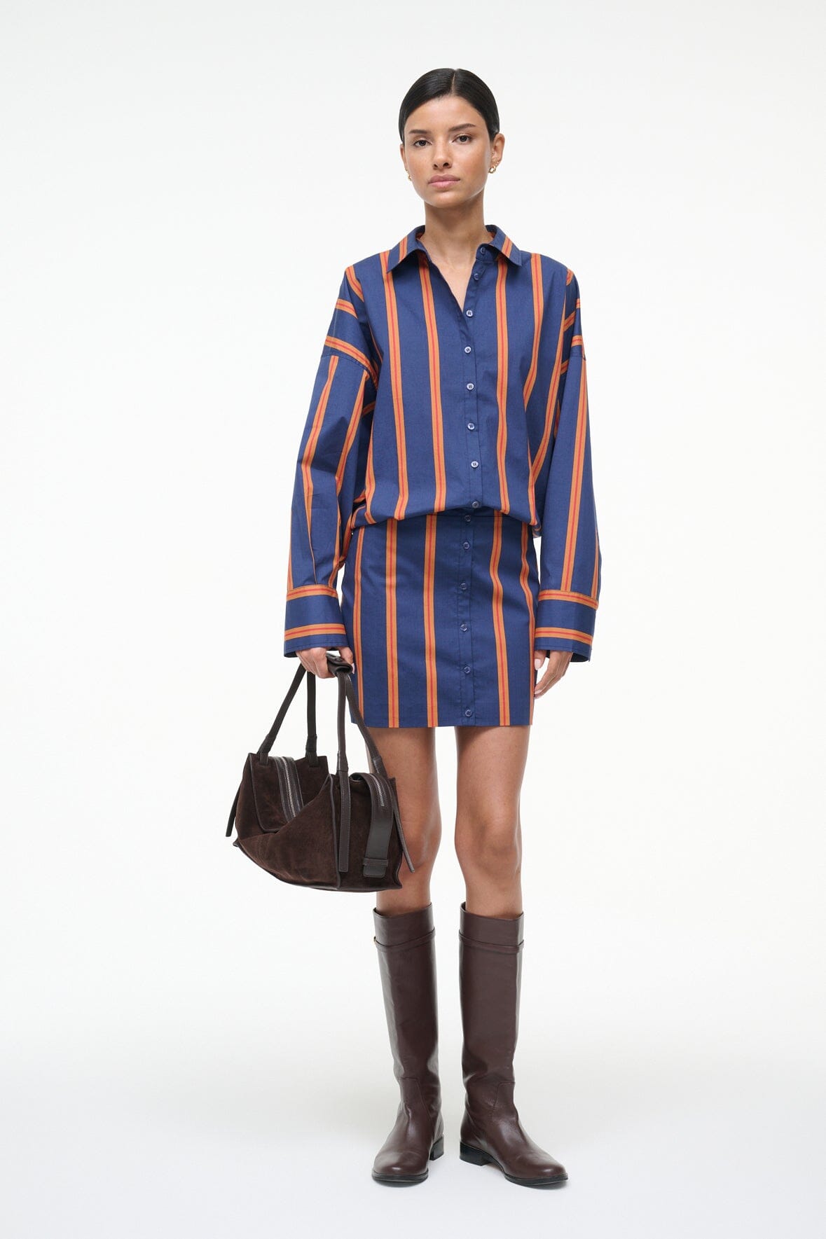 CYNTHIA DRESS | RAILROAD STRIPE - Image 5