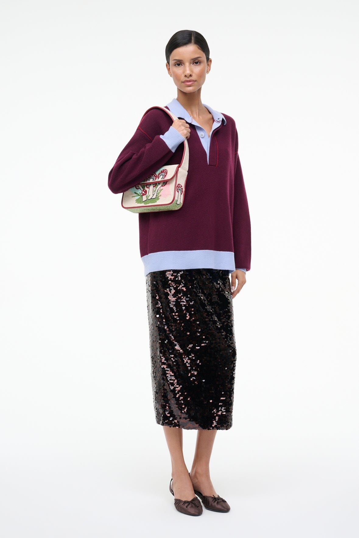 TOMMY BEADED BAG | MUSHROOM TEA - Image 4