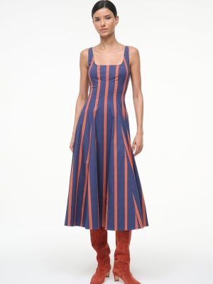 WELLS DRESS | RAILROAD STRIPE