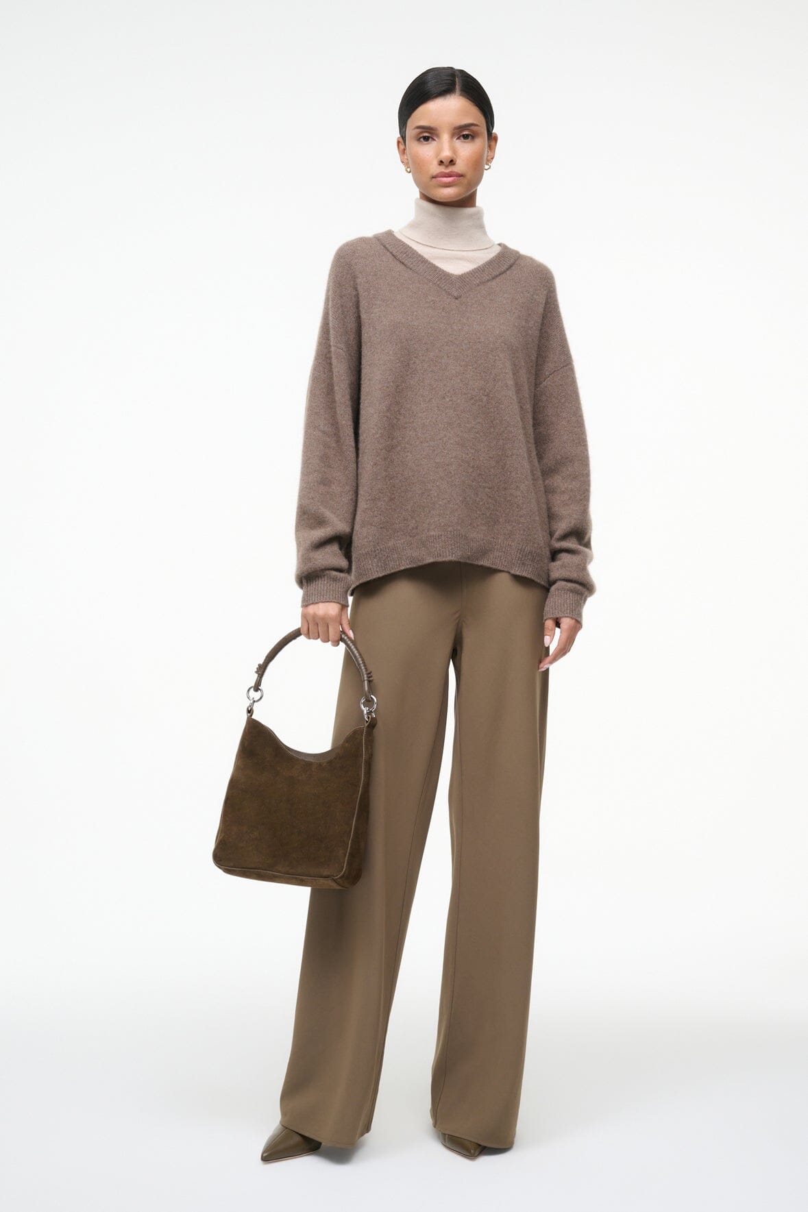 MEL SHOULDER BAG | TRUFFLE SUEDE - Image 8