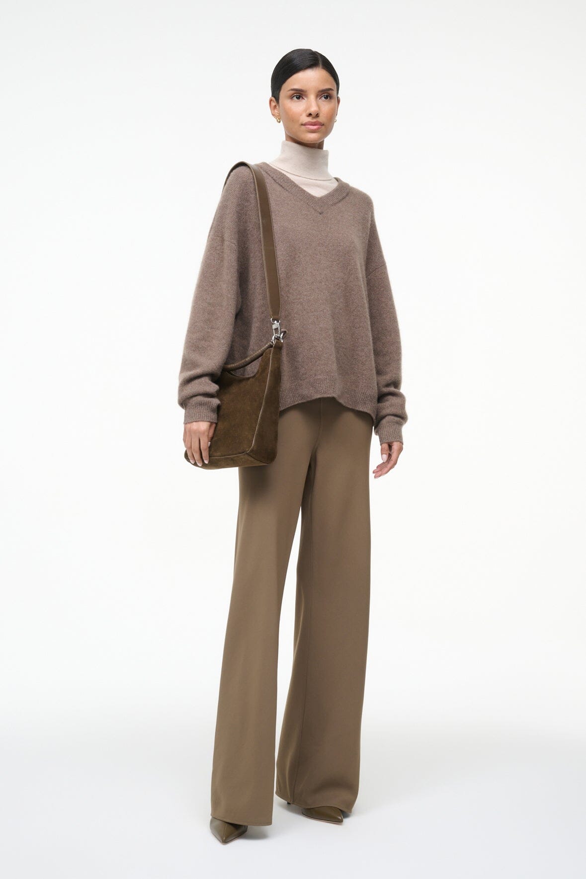 MEL SHOULDER BAG | TRUFFLE SUEDE - Image 6