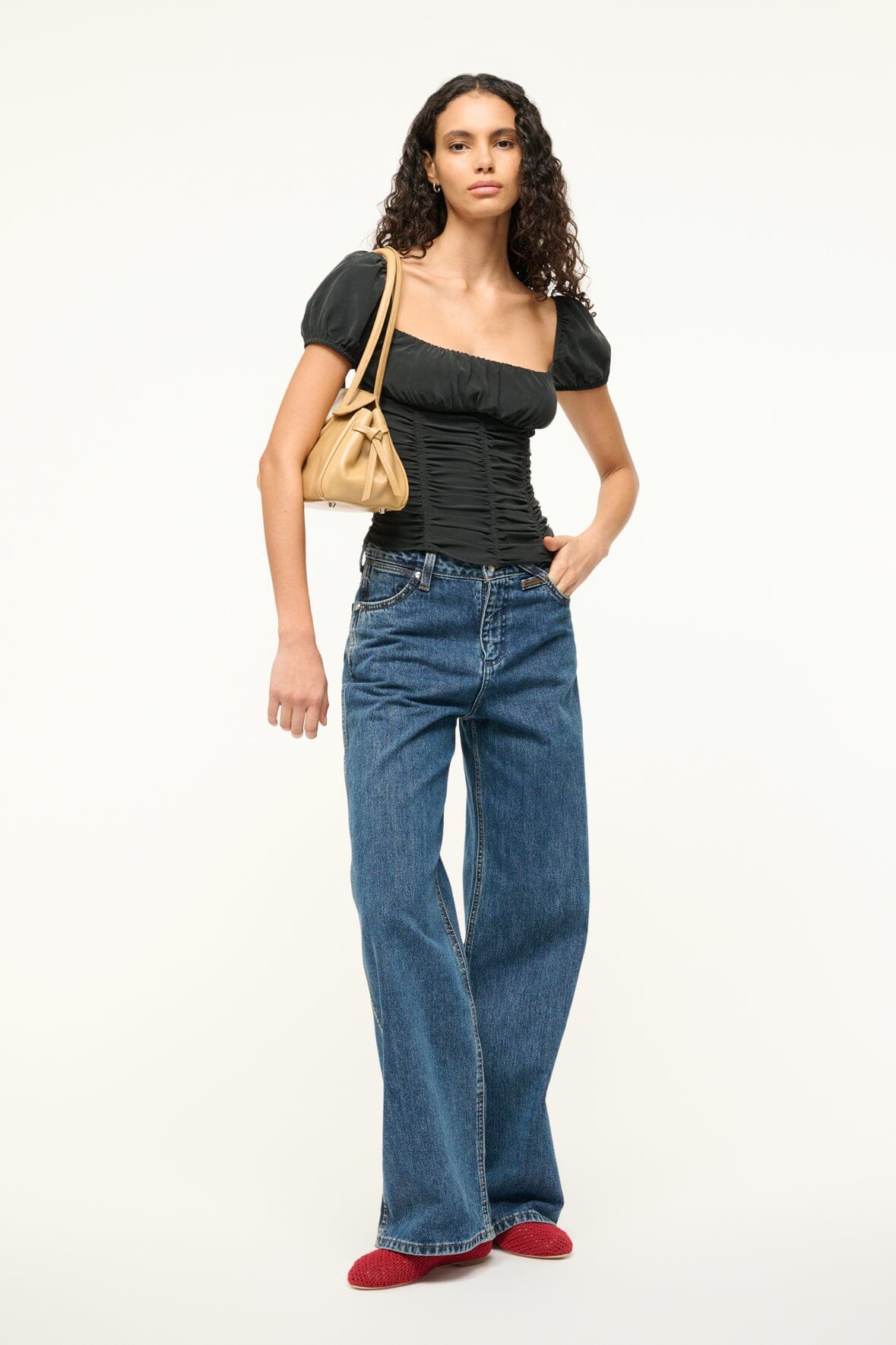 MAUDE SHOULDER BAG | CAMEL - Image 4