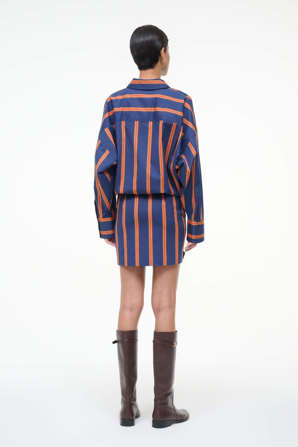 CYNTHIA DRESS | RAILROAD STRIPE - Image 3