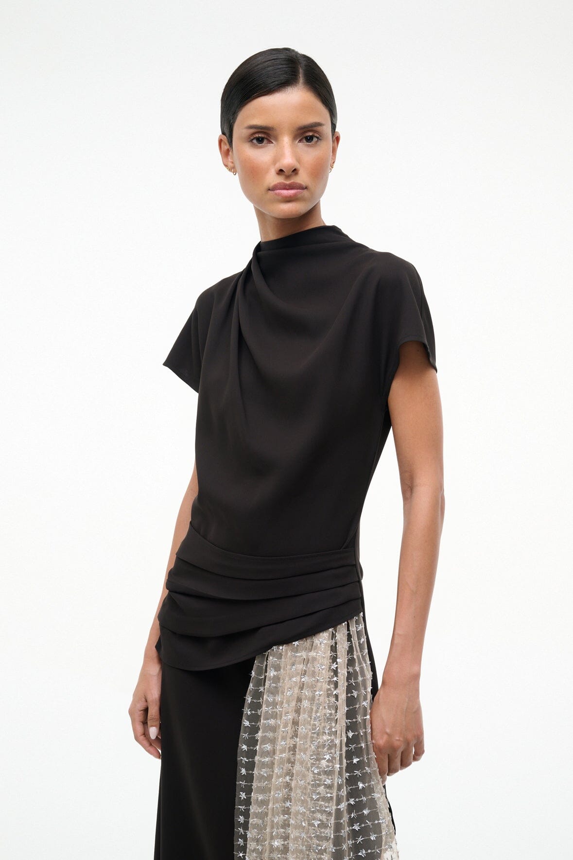 EFFIE DRESS | BLACK STARDUST - Image 2