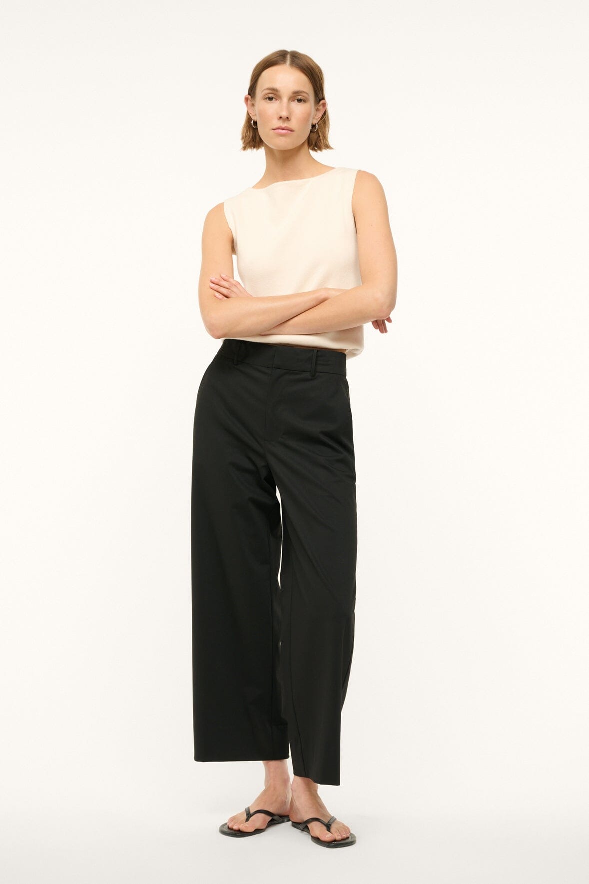 CROPPED PRINCE PANT | BLACK - Image 3