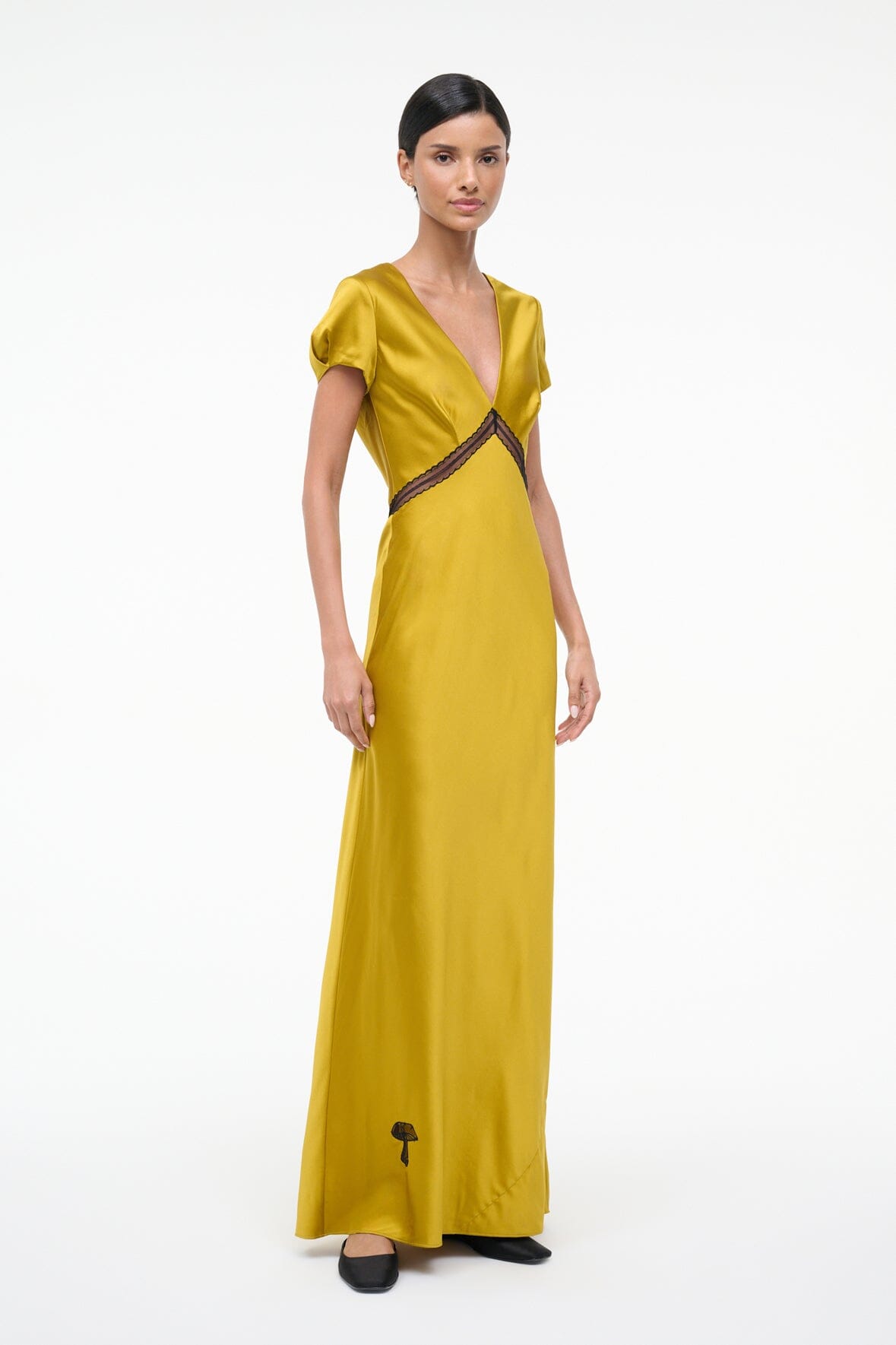 SAB SILK DRESS | TURMERIC - Image 3